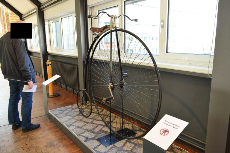 ドイツ技術博物館に展示されている自転車の歴史紹介