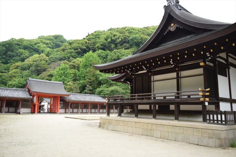 木々と竹林に癒やされながら石清水八幡宮へ徒歩参拝｜苔むす石段の美しさ